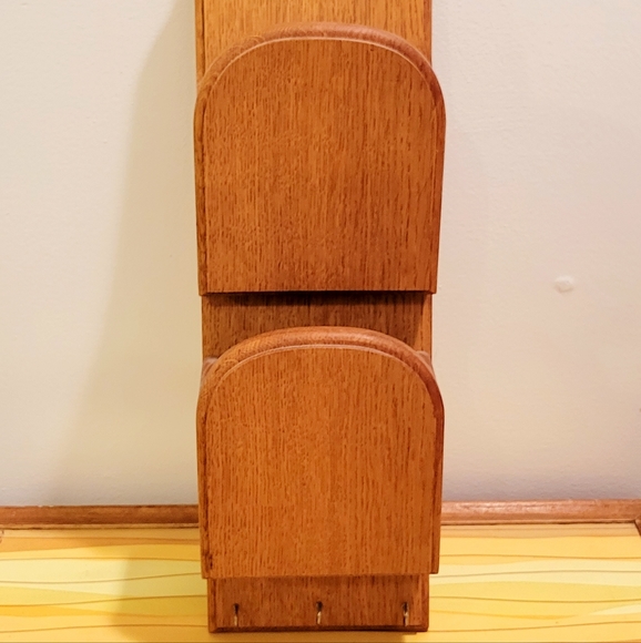 Vintage Wooden Mail Organizer - Picture 3 of 6